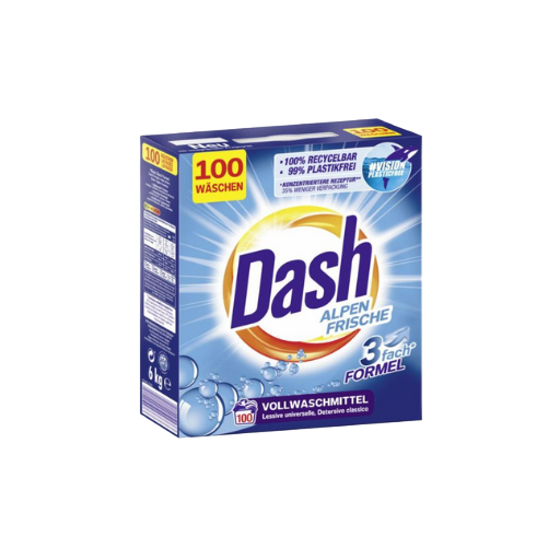 Dash Vollwaschmittel Pulver - Alpenfrische ( 6 kg )