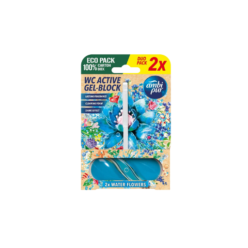 Ambi Pur Block Duftspüler – Water Flowers DUO