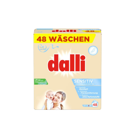 Dalli Sensitive - Universalwaschmittel - Pulver ( 3.12 kg )