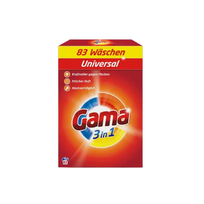 Gama Vollwaschmittel Pulver - Universal ( 1.08 kg - 7.8 kg )
