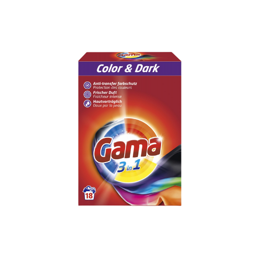 Gama Colorwaschmittel - Pulver ( 1.08 kg )